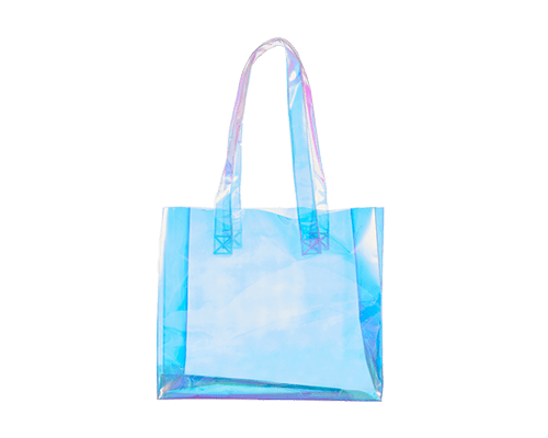 Blue PVC bag